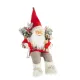 Mikulás ülő figura 81D Piros 40 cm