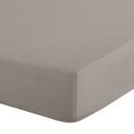 Mikroszálas gumis lepedő Világosszürke 100x200 cm + 25 cm