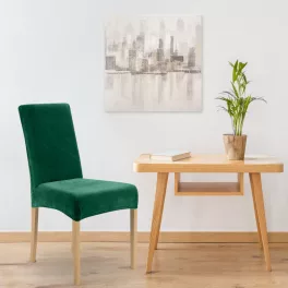   Víztaszító bársony székhuzat 04 Sötétzöld 35x55x30 cm