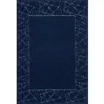 Nika pamut fürdőszobaszőnyeg Gránátkék 50x70 cm