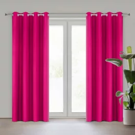 Rita magenta egyszínű dekor függöny 140x250 cm