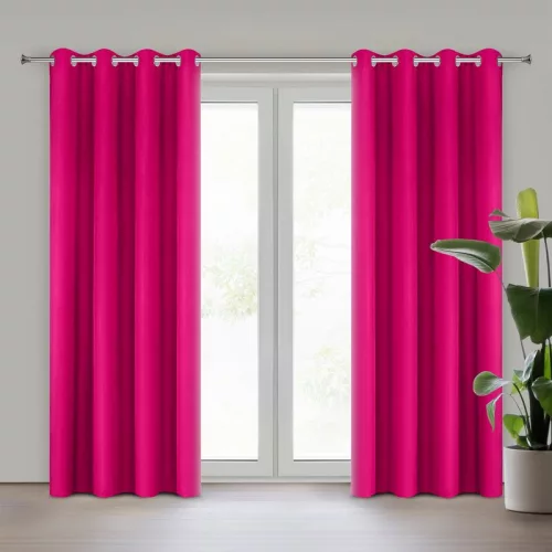 Rita magenta egyszínű dekor függöny 140x250 cm