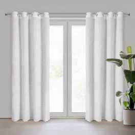 Tiffany Eva Minge függöny Fehér 135x250 cm