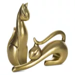 Kati macska figura Arany 28x7x16 cm