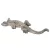 Gatos1 gyík figura Acélszürke 26x9x3 cm