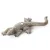 Gatos3 gyík figura Acélszürke 20x8x3 cm