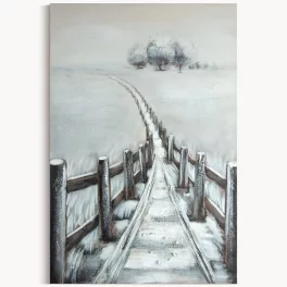 Tájkép 653 Szürke 80x120x3 cm