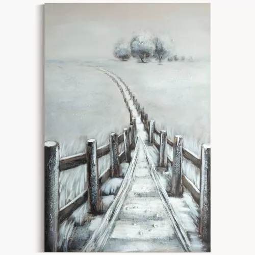 Tájkép 653 Szürke 80x120x3 cm