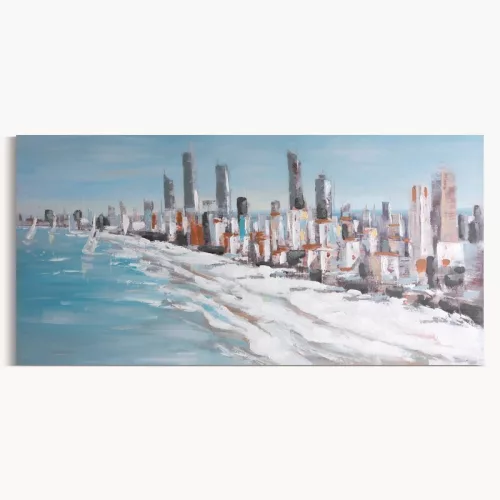 Tájkép 654 Kék 70x140x3 cm