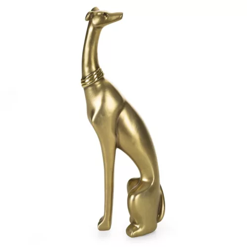 Dog dekor szobor Arany 13x7x36 cm