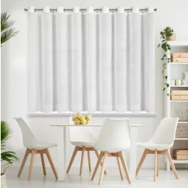   Arleta függöny finom fényű sifon szövetből Fehér 295x160 cm