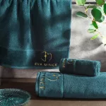 Gaja Eva Minge 3Db-os pamut törölköző szett Sötétzöld