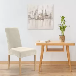 Víztaszító bársony székhuzat 04 Krémszín 35x55x30 cm