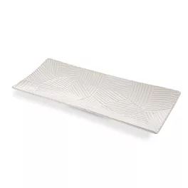 Romina kerámia tál Krémszín 39x18x3 cm