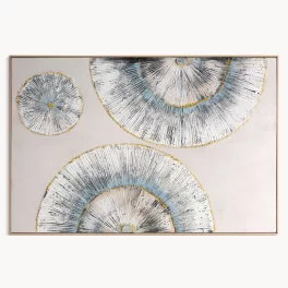 Falikép 661b Szürke 82x122x4 cm - 5 cm