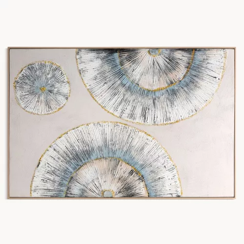 Falikép 661b Szürke 82x122x4 cm - 5 cm