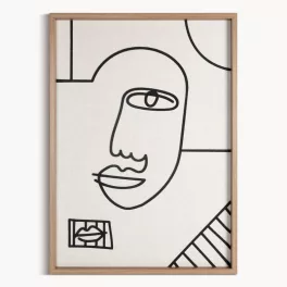 Falikép 669a Bézs 50x70x3 cm