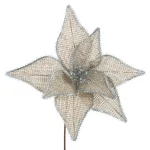 Karácsonyi dekoráció mikulásvirág 279 Bézs 32x40 cm