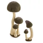 Karácsonyi díszfigura f221 Sötétzöld 16x17x37 cm