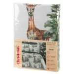 Deer pamut karácsonyi ágyneműhuzat Fehér 220x200 cm - 70x80 cm 2db