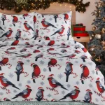 Melody karácsonyi ágyneműhuzat Fehér 220x200 cm - 70x80 cm 2db