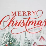 Xmas pamut karácsonyi ágyneműhuzat Piros 140x200 cm - 70x80 cm 1db