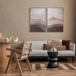Falikép 678a Barna 80x120x4 cm