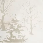 Snowflake karácsonyi ágyneműhuzat Bézs 160x200 cm - 70x80 cm 2db