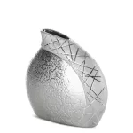 Alira kerámia váza Ezüst 20x8x19 cm
