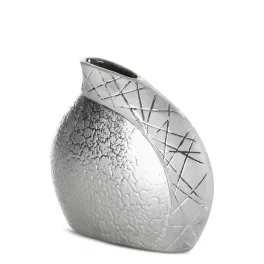 Alira kerámia váza Ezüst 20x8x19 cm
