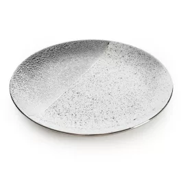 Milo kerámia tál Fehér 31x31x4 cm