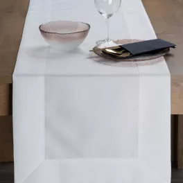 Lucy asztalterítő Fehér 40x180 cm