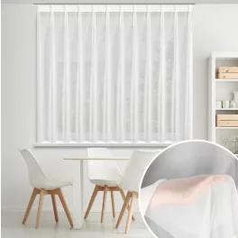 Lucy voile függöny Flex akasztós Fehér 230x170 cm
