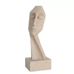 Logan kő hatású dekoratív figura Bézs 11x9x27 cm