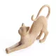 Valeri1 macska szobor Arany 25x7x19 cm
