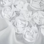 Diana díszes fényáteresztő függöny Fehér 350x160 cm