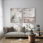 Falikép 688 Krémszín 80x100x4 cm