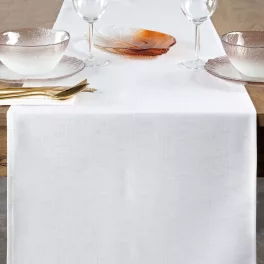 Kate kültéri fehér asztalterítő Fehér 40x140 cm