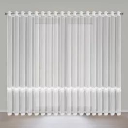 Isola díszes fényáteresztő függöny Fehér 350x250 cm