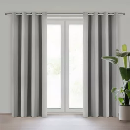 Adley sötétítő függöny Ezüst 135x250 cm