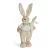 Húsvéti nyuszi figura k13 Bézs 20x13x57 cm