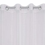 Emma géz fényáteresztő függöny Fehér 140x250 cm
