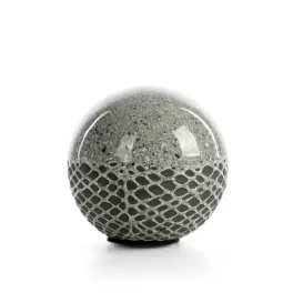 Nori kerámia gömb Acélszürke 8x8x8 cm