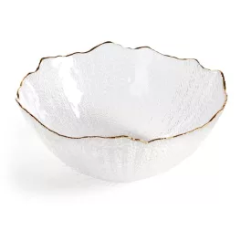 Tamara üveg tál Fehér 25x11 cm