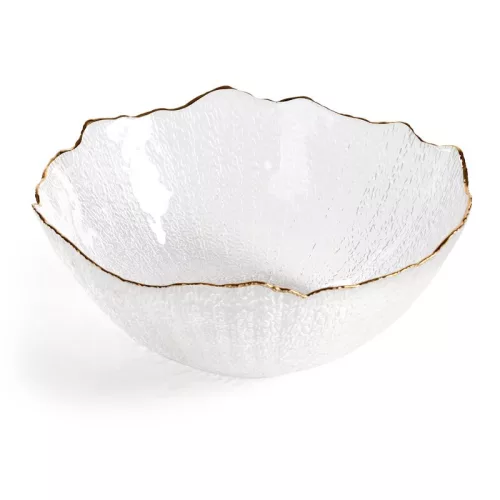 Tamara üveg tál Fehér 25x11 cm