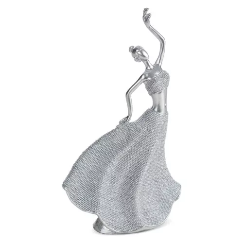 Eldo1 szobor Ezüst 14x7x26 cm