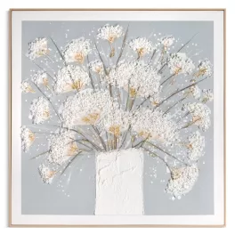 Falikép 694 Krémszín 102x102x5 cm