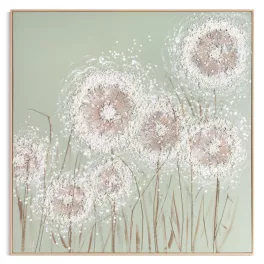 Falikép 695b Krémszín 102x102x5 cm
