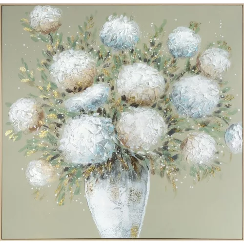 Falikép 699 Krémszín 102x102x5 cm