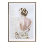 Női alakot ábrázoló falikép 720 Krémszín 50x70x3 cm
